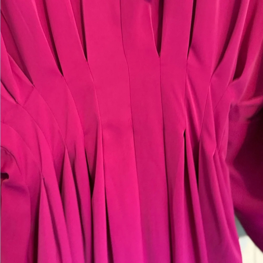 Beautiful Magenta Wide Leg Jumpsuit - Picture 10 of 16